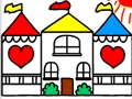 Jeu Livre de coloriage de la rentrée DOLLHOUSE  en ligne