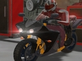 Jeu Coureur de moto du pilote routier en ligne