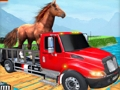 Jeu Camion de transport d'animaux de ferme  en ligne