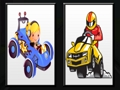 Jeu Mémoire de voitures de course  en ligne