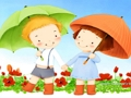 Jeu Puzzle de jour de dessin animé pour enfants  en ligne