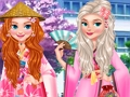 Jeu Voyage de princesse filles au Japon  en ligne