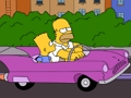Jeu Puzzle de voiture Les Simpsons  en ligne