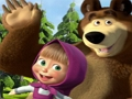 Jeu Masha et le Bear Spot La différence  en ligne