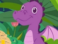 Jeu Coloriage de dinosaures mignons  en ligne
