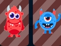 Jeu Adorable mémoire de monstre  en ligne