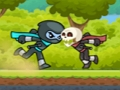 Jeu Ninja courir de haut en bas  en ligne