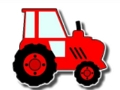 Jeu Tracteur facile à colorier pour enfants  en ligne