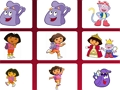 Jeu Défi de la mémoire Dora  en ligne