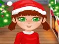 Jeu Habillage de fille de Noël  en ligne