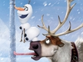 Jeu Les puzzles de Noël d'Olaf  en ligne
