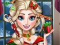 Jeu Coupe de cheveux de Noël de la reine des glaces  en ligne