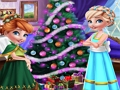 Jeu Préparation de la salle de Noël des soeurs  en ligne