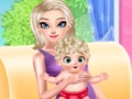 Jeu Bébé de la princesse glacée née en ligne