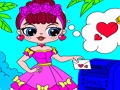 Jeu Coloriage Popsy Surprise Saint Valentin  en ligne