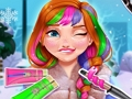 Jeu Les coiffures d'hiver chic d'Annie  en ligne