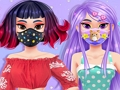 Jeu Relooking de masque de routine de peau kawaii  en ligne