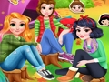 Jeu Voyage scolaire en camping  en ligne