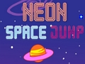 Jeu Saut spatial au néon  en ligne