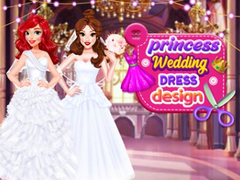 Jeu Conception de robe de mariée princesse  en ligne