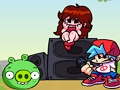 Jeu Vendredi soir Funkin 'vs PIG d'Angry Birds  en ligne