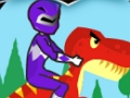 Jeu Coureur Power Rangers T-Rex  en ligne