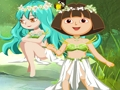 Jeu Dora avec assistant en forêt  en ligne