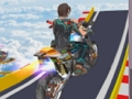 Jeu Méga rampe cascade moto  en ligne