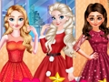 Jeu Fête de Noël des princesses Disney  en ligne