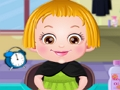 Jeu Soins des cheveux de bébé noisette  en ligne