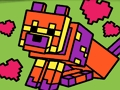 Jeu Coloriage Mineblox Facile Pour Enfants  en ligne