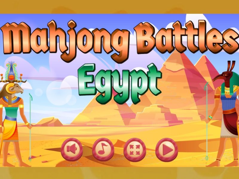 Jeu Mahjong batailles Egypte  en ligne
