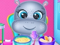 Jeu Soins dentaires bébé hippopotame  en ligne