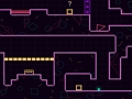 Jeu Grande tour néon vs minuscule carré en ligne