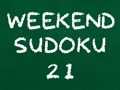 Jeu Week-end Sudoku 21  en ligne