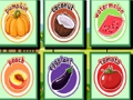 Jeu Fruité Végé Mémoire  en ligne