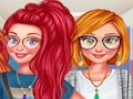 Jeu Princesses premier jour de collège  en ligne