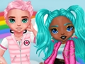 Jeu Filles Insta arc-en-ciel  en ligne