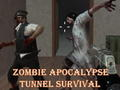 Jeu Survie du tunnel de l'apocalypse zombie  en ligne