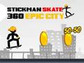 Jeu Stickman Skate 360 Epic City en ligne