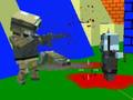 Jeu Tir Zombie Blocky Gun Warfare  en ligne
