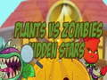 Jeu Plantes contre zombies étoiles cachées  en ligne