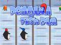 Jeu Course de poissons pingouins  en ligne