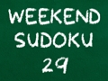 Jeu Sudoku du week-end 29  en ligne