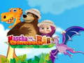 Jeu Masha et l'ours dinosaure  en ligne