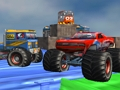 Jeu Monster Truck conduisant la carte de cascade en ligne
