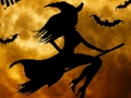 Jeu Puzzle Halloween Sorcière  en ligne