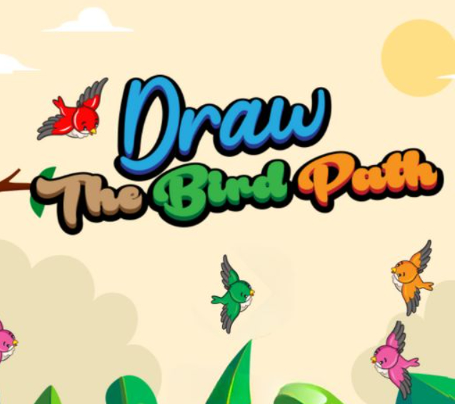 Jeu Dessiner le chemin des oiseaux  en ligne