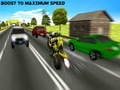 Jeu Cascades à vélo sur la circulation routière  en ligne