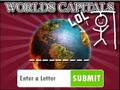Jeu Les capitales du pendu  en ligne